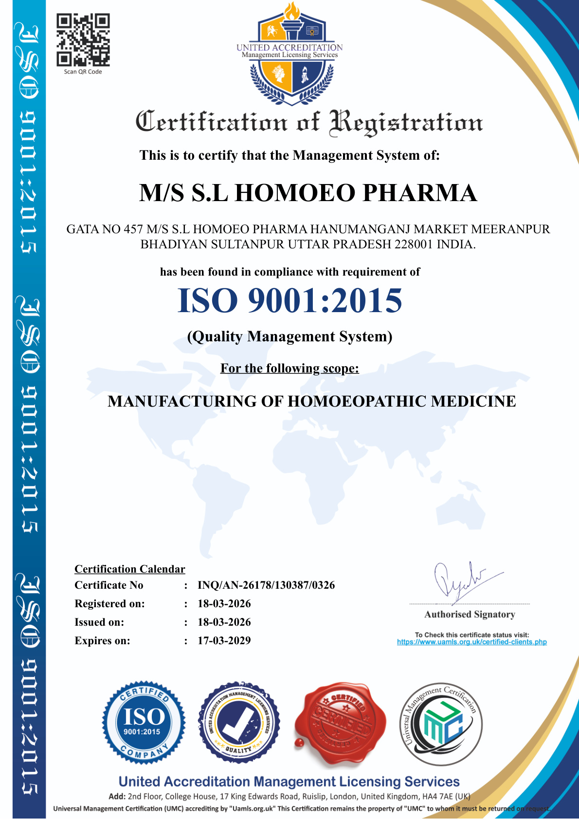 GMP Certificate
