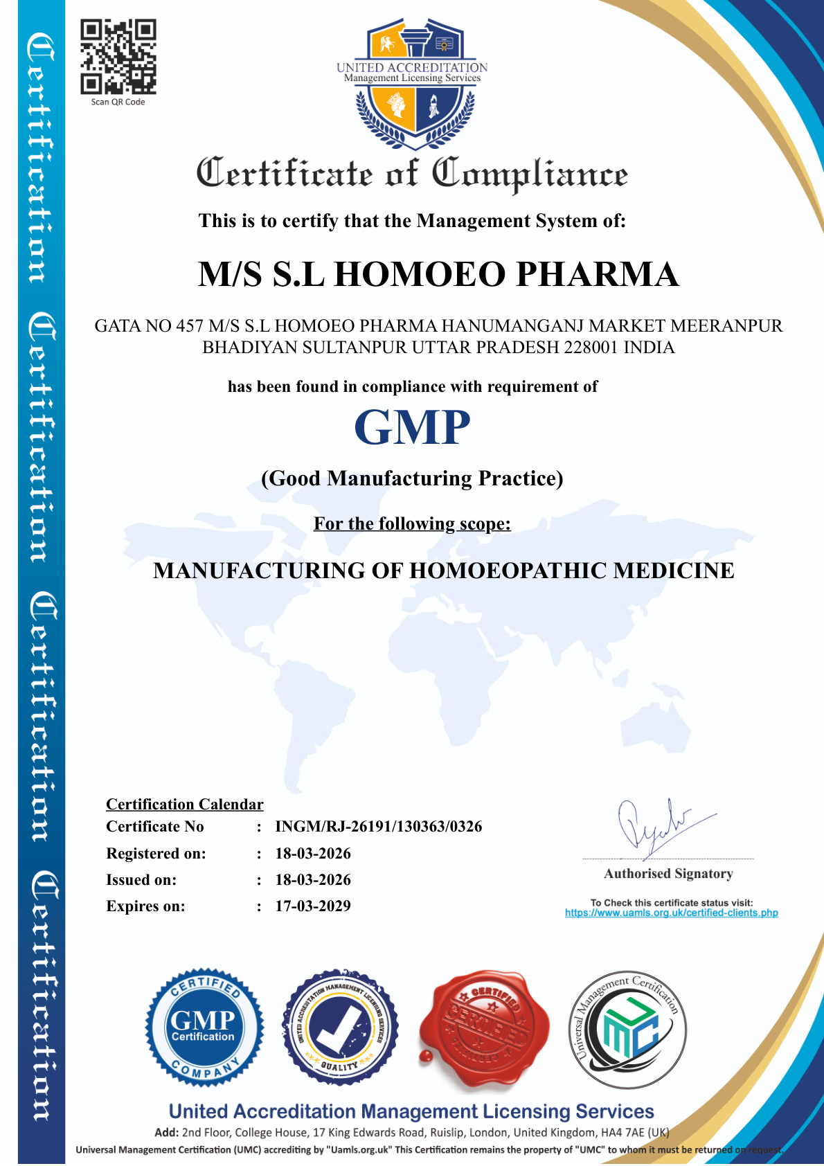 ISO Certificate